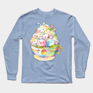 Mr. Piggy & Cool Penguin's Latte Long Sleeve T-Shirt